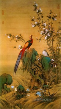 traditional Painting - Lang shining birds in Spring traditional China